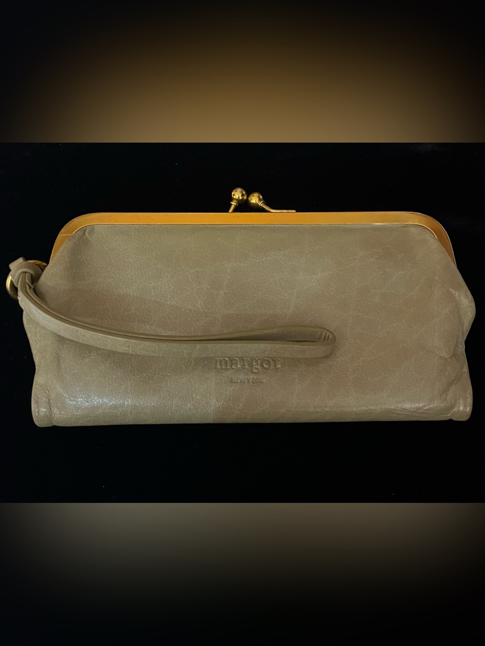 Margot New York Vintage Style Frame Clutch Wallet